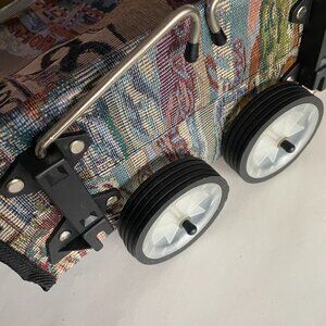 Foldable Rolling Shopping Cart / Tote with Wheels